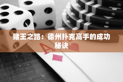 賭王之路：德州撲克高手的成功秘訣