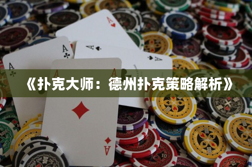 《撲克大師：德州撲克策略解析》