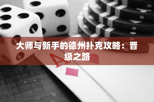 大師與新手的德州撲克攻略：晉級之路