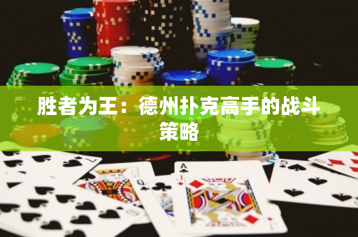 勝者為王：德州撲克高手的戰(zhàn)斗策略