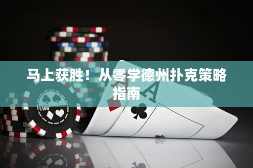 馬上獲勝！從零學德州撲克策略指南
