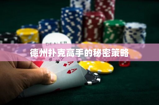 德州撲克高手的秘密策略