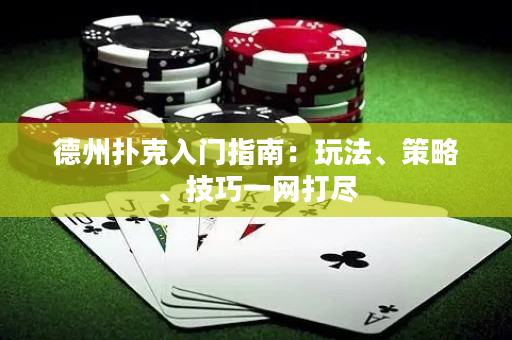 德州撲克入門指南：玩法、策略、技巧一網打盡