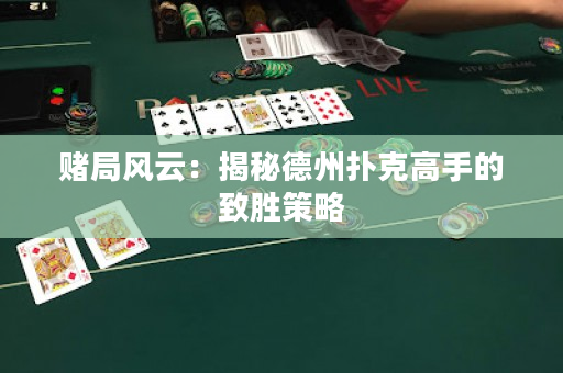 賭局風云：揭秘德州撲克高手的致勝策略