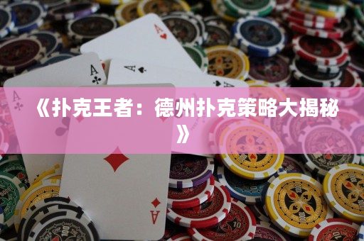《撲克王者：德州撲克策略大揭秘》