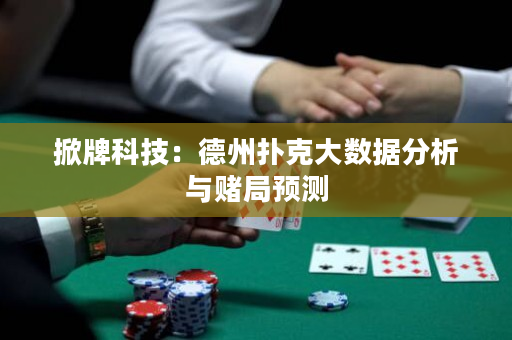 掀牌科技：德州撲克大數據分析與賭局預測
