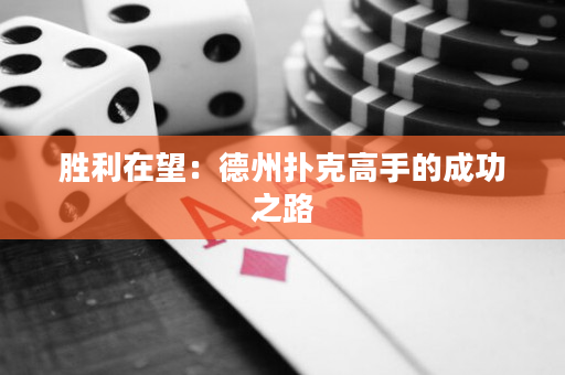 勝利在望：德州撲克高手的成功之路