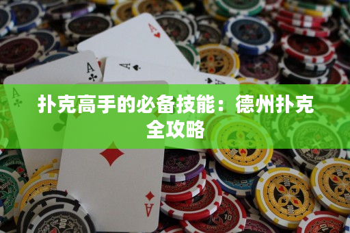 撲克高手的必備技能：德州撲克全攻略