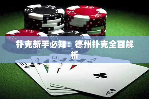 撲克新手必知：德州撲克全面解析