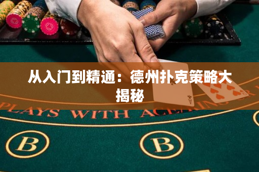 從入門到精通：德州撲克策略大揭秘