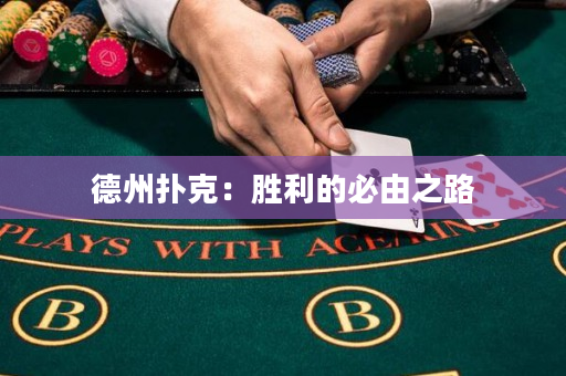 德州撲克：勝利的必由之路