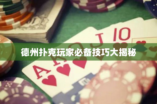 德州撲克玩家必備技巧大揭秘