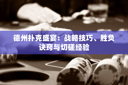 德州撲克盛宴：戰(zhàn)略技巧、勝負(fù)訣竅與切磋經(jīng)驗(yàn)