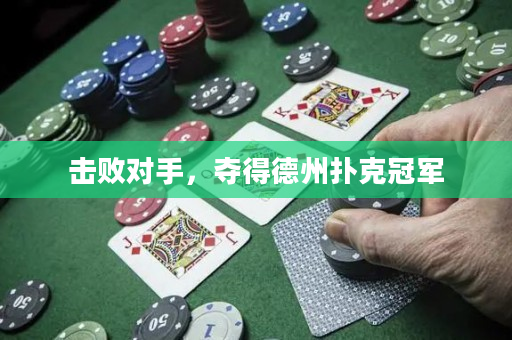 擊敗對手，奪得德州撲克冠軍
