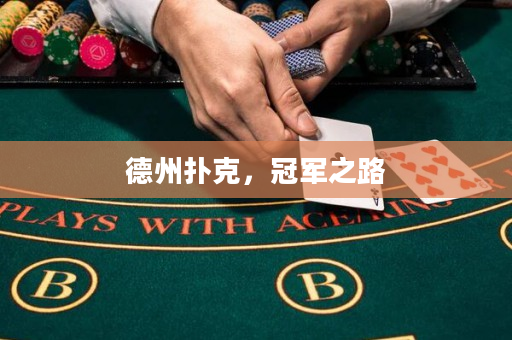 德州撲克，冠軍之路