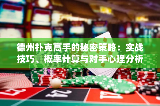 德州撲克高手的秘密策略：實戰技巧、概率計算與對手心理分析