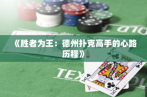 《勝者為王：德州撲克高手的心路歷程》