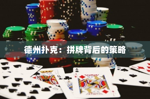 德州撲克：拼牌背后的策略