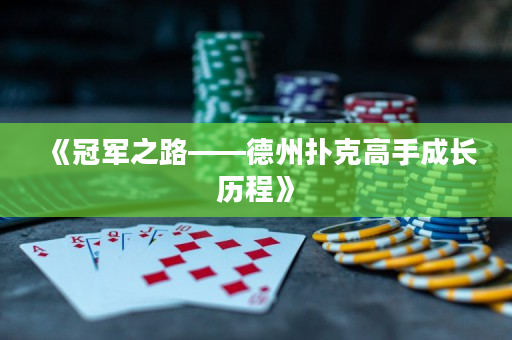《冠軍之路——德州撲克高手成長歷程》