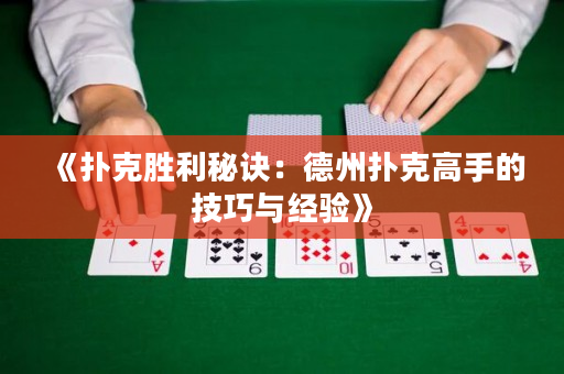 《撲克勝利秘訣：德州撲克高手的技巧與經(jīng)驗》