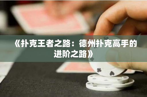 《撲克王者之路：德州撲克高手的進階之路》