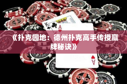 《撲克園地：德州撲克高手傳授贏牌秘訣》