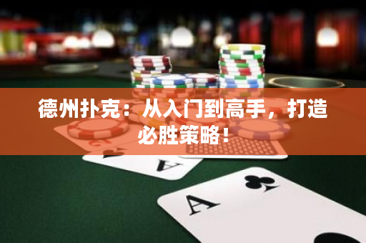 德州撲克：從入門到高手，打造必勝策略！