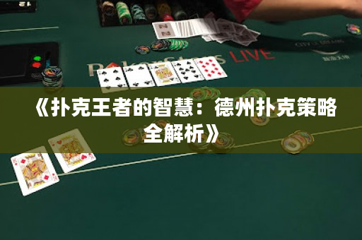 《撲克王者的智慧：德州撲克策略全解析》