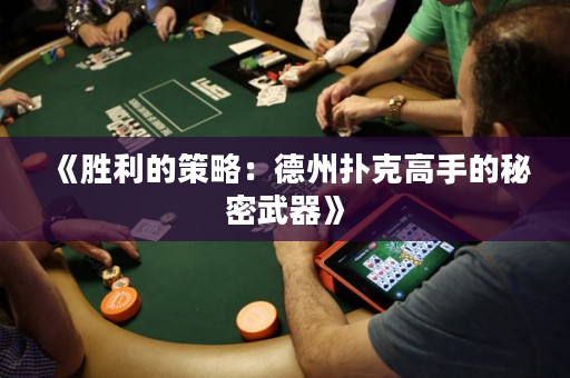 《勝利的策略：德州撲克高手的秘密武器》