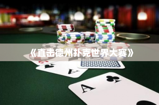 《直擊德州撲克世界大賽》