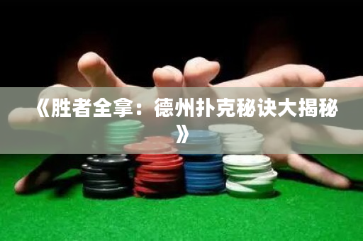 《勝者全拿：德州撲克秘訣大揭秘》