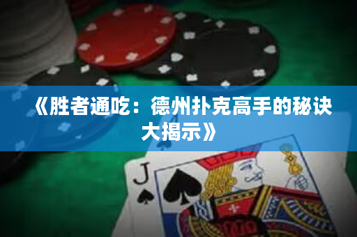 《勝者通吃：德州撲克高手的秘訣大揭示》