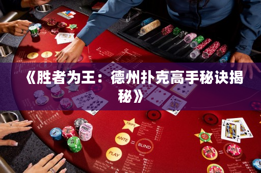 《勝者為王：德州撲克高手秘訣揭秘》
