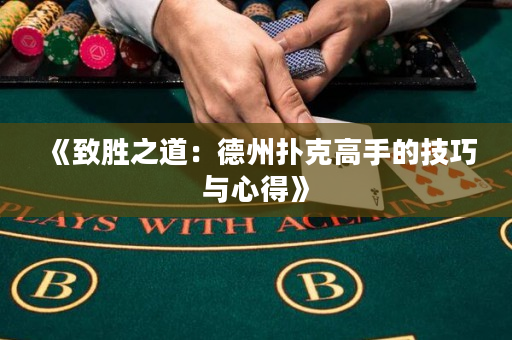 《致勝之道：德州撲克高手的技巧與心得》