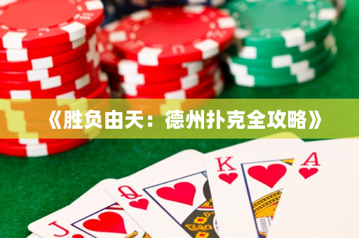 《勝負由天：德州撲克全攻略》